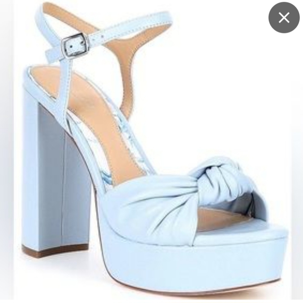 Antonio Melani x Born on Fifth Laurie  Knotted Ankle StrapPlatform Dress Sandals